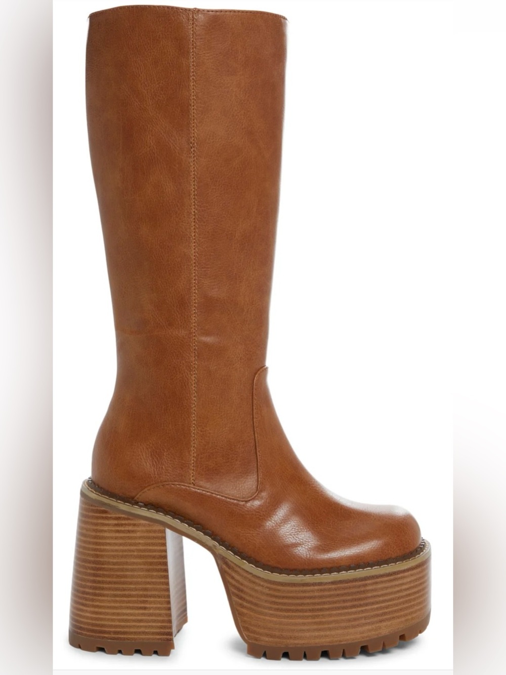 Delia*s Platform Campus Brown Boots